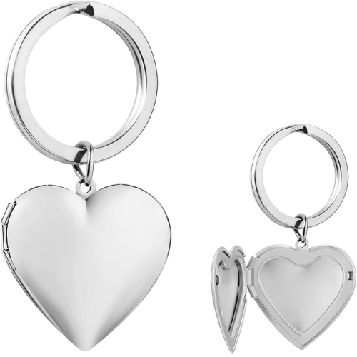 MoonGlow Heart Key Chain