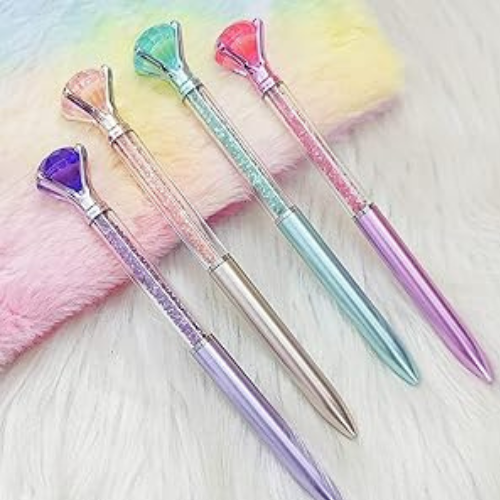 Crystal Grip Plastic Pen